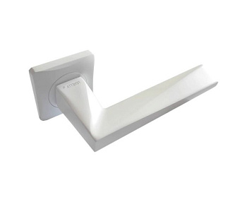 Ручка дверная, 6 серия F 681 WHITE FERETTO